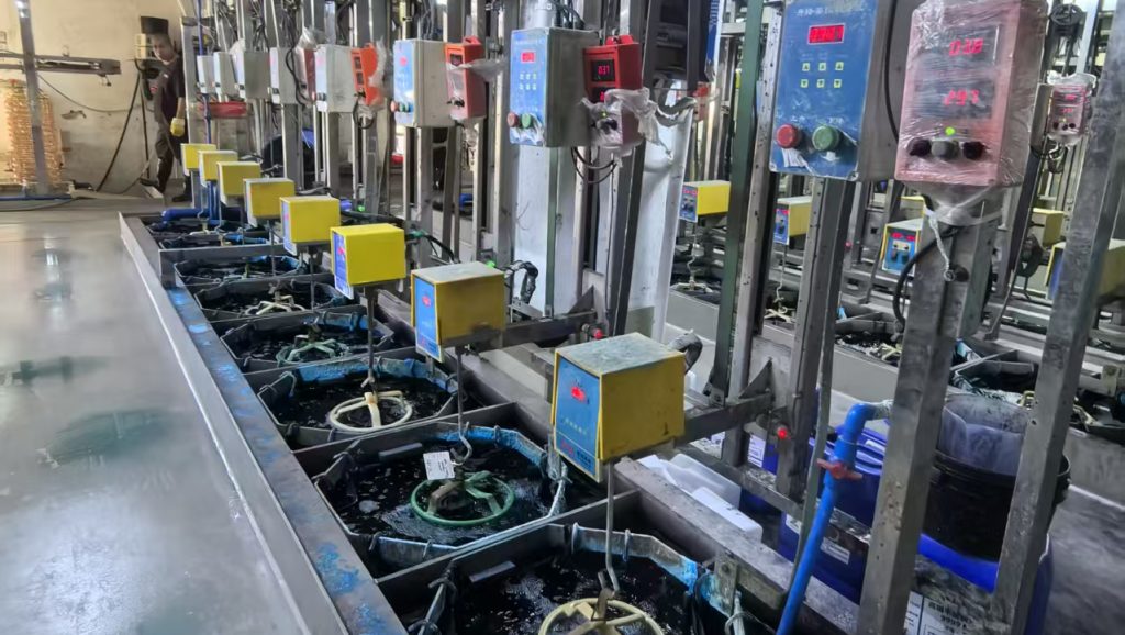 hardware electroplating in pools