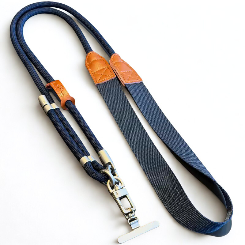 Blue phone strap