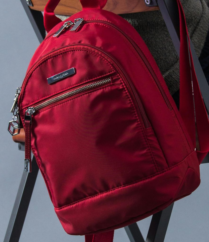 Red backpack