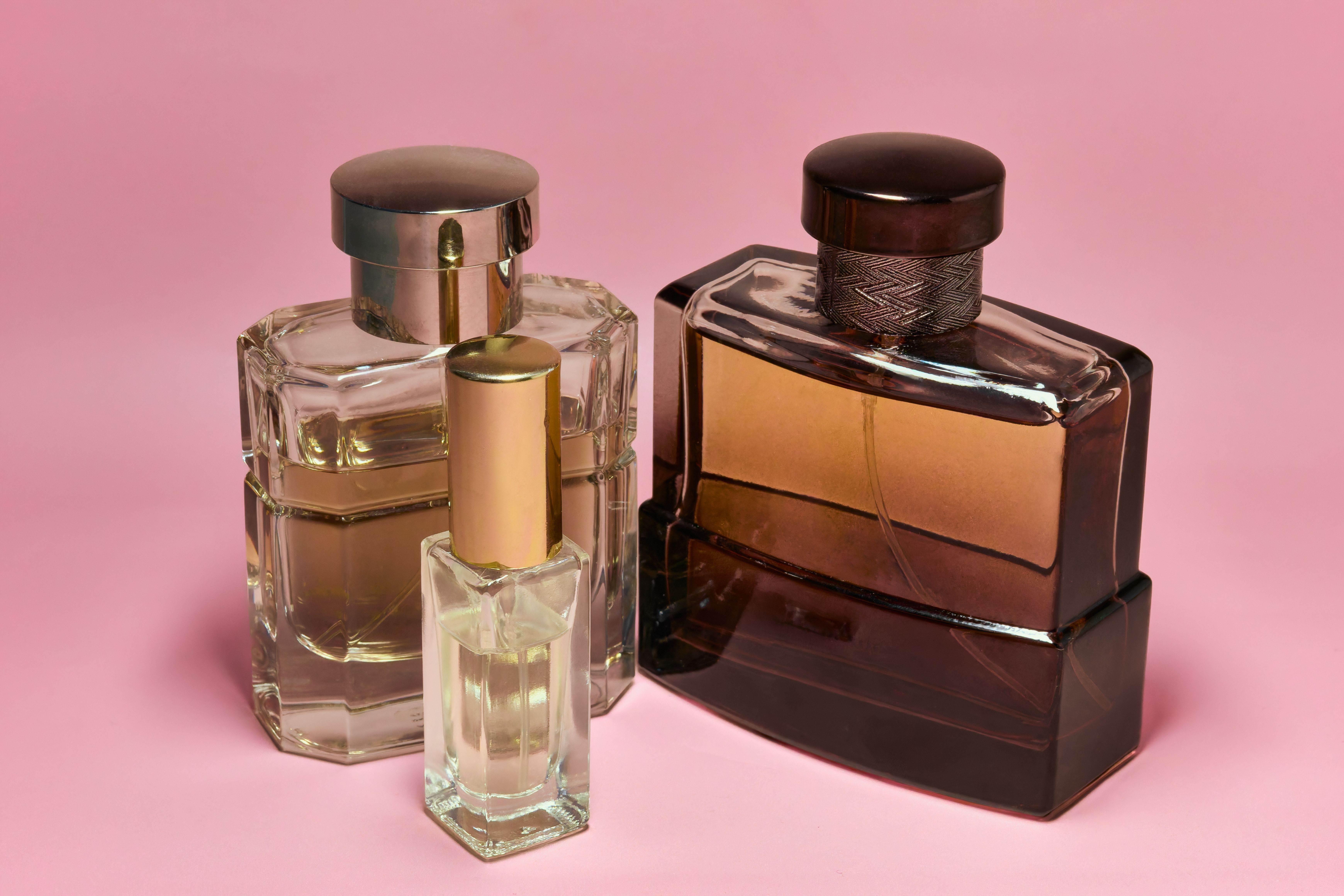 3 bottles of perfume